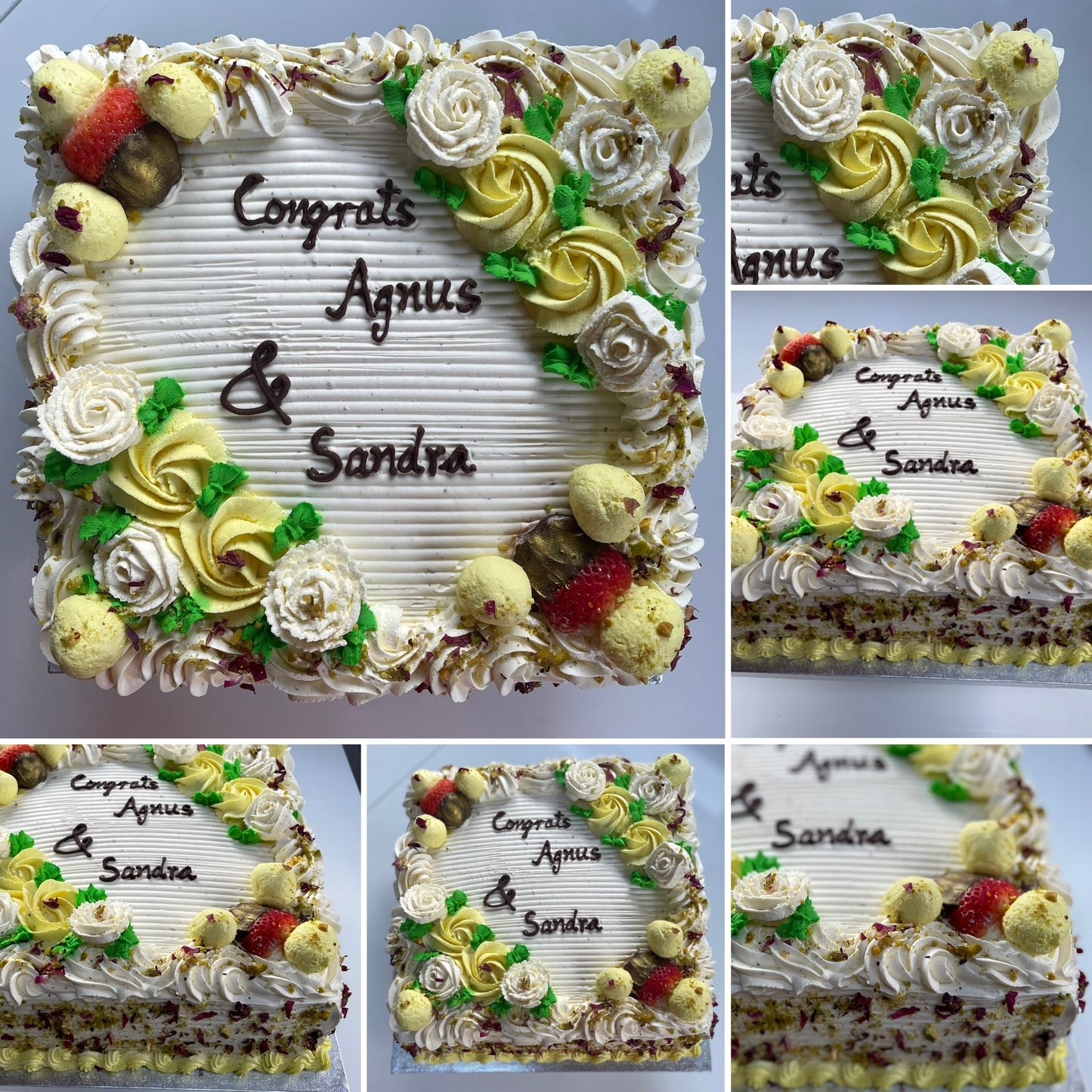 Royal Blossom Celebration Cake