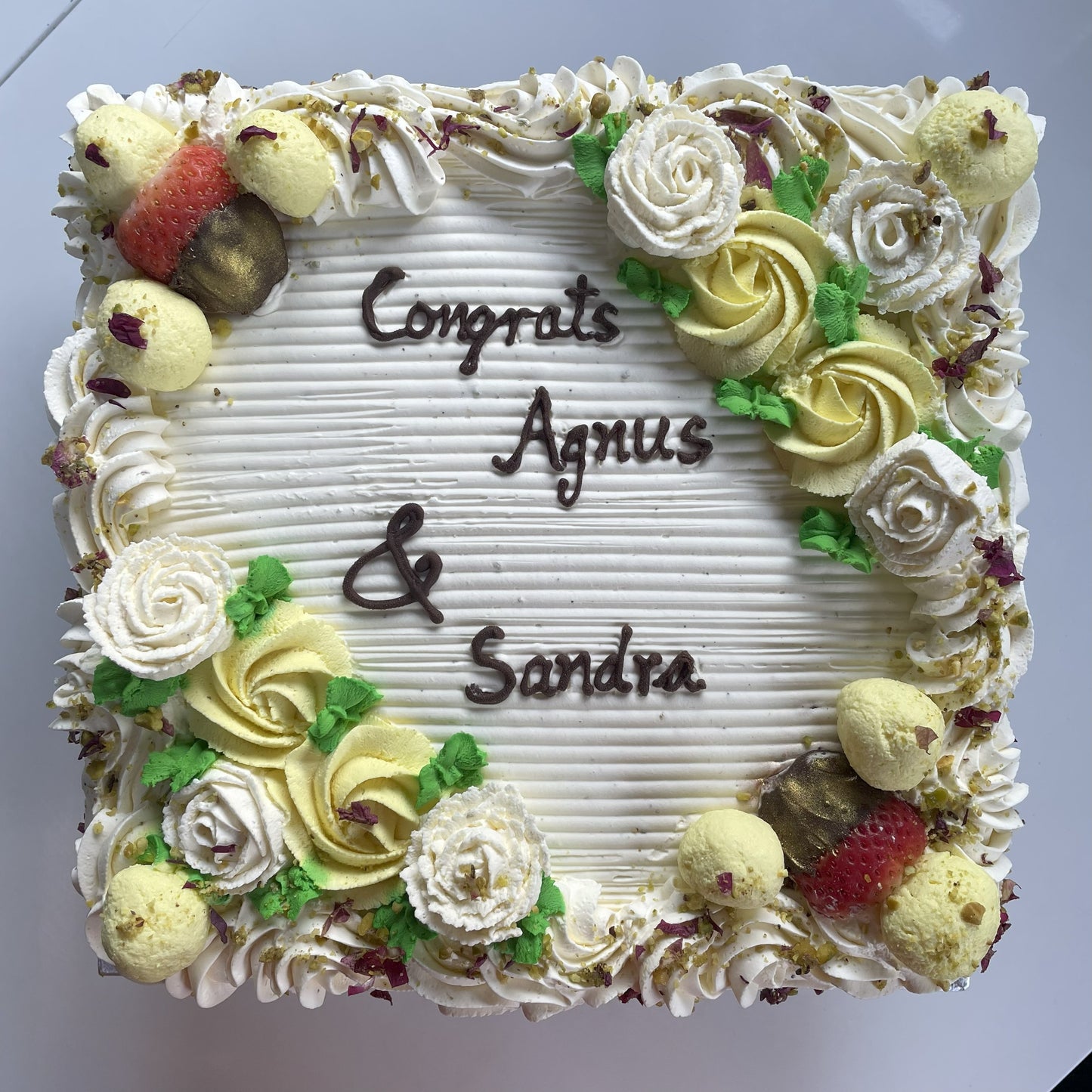 Royal Blossom Celebration Cake